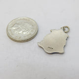 Sterling Silver Enamel London Charm Pendant Vintage c1970s