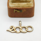 Sterling Silver Year 2000 Birthday Charm Pendant Vintage c1970
