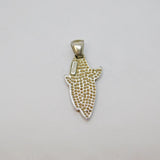 Sterling Silver Shark Fish Form Studio Style Pendant Modern c2000s