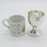 George III Sterling Silver Agricultural Presentation Goblet Antique 1808 London
