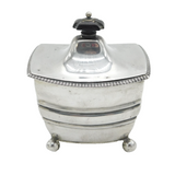 Victorian Sterling Silver Modernist Tea Caddy Antique 1898 London