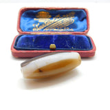 Spare Natural Resin Cylindrical Bead Charm Pendant Vintage c1970