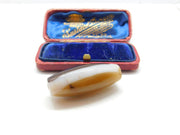 Spare Natural Resin Cylindrical Bead Charm Pendant Vintage c1970