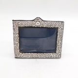 Sterling Silver Floral Pattern Landscape Picture Frame Vintage 1989 London