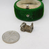 Sterling Silver Westminster Abbey Charm Pendant Vintage c1970