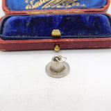 Sterling Silver Pilgrim's Hat Charm Pendant Vintage c1970