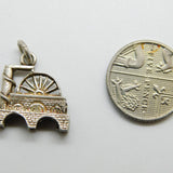 Sterling Silver Little Water MillCharm Pendant Vintage c1970