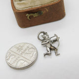 Sterling Silver Sagittarius the Archer Charm Pendant Vintage c1970