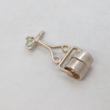 Sterling Silver Lawn Roller Charm Pendant Vintage c1970