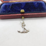 Sterling Silver Marine Anchor of Hope Charm Pendant Vintage c1970