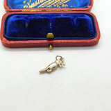Sterling Silver Fun Little Woodpecker Bird Charm Pendant Vintage c1970