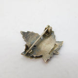 Canadian Sterling Silver & Enamel National Provinces Brooch Antique c1920s