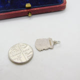 Sterling Silver and Coloured Enamel Travel Shield 'Rothesay' Charm Vintage c1970