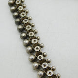 Victorian Aesthetic Sterling Silver Sweetheart Locket & Collar Necklace Antique