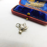 Sterling Silver Teapot Charm Pendant Vintage c1970