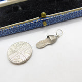 Sterling Silver Flip-Flop Sandel Charm Pendant Vintage c1970
