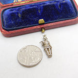 Sterling Silver Standing Soldier Charm Pendant Vintage c1970