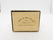 Card Jewellery Box 'Army & Navy Stores' of London Antique c1930 Art Deco