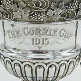Edwardian Sterling Silver Greyhound Trophy Cup 'Corrie Cup' Antique London
