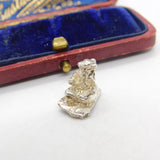 Sterling Silver Aladdin on the Carpet Charm Pendant Vintage c1970