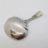 George IV Sterling Silver Floral Tea Caddy Spoon Antique 1825 Birmingham