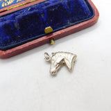 Sterling Silver Horse Head Charm Pendant Vintage c1970