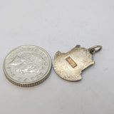 Sterling Silver Enamel New Forest Charm Pendant Vintage c1970s