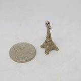 Sterling Silver Eiffel Tower French Charm Pendant Vintage c1970