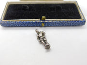 Sterling Silver Football or Soccer Player Charm Pendant Vintage c1970
