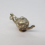Sterling Silver Opening Teapot Charm Pendant Vintage c1970