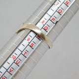 Sterling Silver Wishbone Dress Ring Vintage c1970 Size R