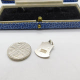 Sterling Silver and Coloured Enamel Travel Shield 'Filey' Charm Vintage c1970