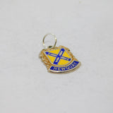 Sterling Silver & Enamel Newquay Souvenir Travel Charm Pendant Vintage c1970