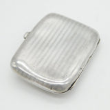 Edwardian Sterling Silver Middlesex Cambridge's Hussars Cigarette Case Antique