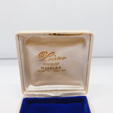German White Faux Leather Jewellery Box Vintage c1960 Wetzlar