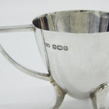 Art Deco Sterling Silver Modernist Whiksy Tot Cup Antique 1923 Sheffield