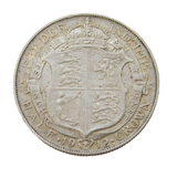 King George V .925 Silver Half Crown Coin Antique 1912 Fine Condition