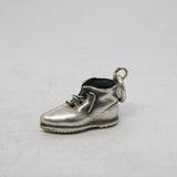 Sterling Silver Austrian Boot Souvenir Charm Pendant Antique c1910 Edwardian