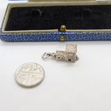 Sterling Silver Openable Couple in the Church Charm Pendant Vintage c1970