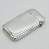 Victorian Sterling Silver Somerset Light Infantry Card Case Antique London