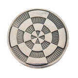 Sterling Sterling Silver Aztec Style Medallion Pendant Vintage c1970s