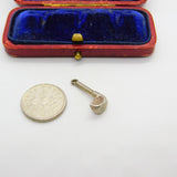 Sterling Silver Gold Club Driver Charm Pendant Vintage c1970