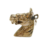 Sterling Silver Horse Head With Bridle Charm Pendant Vintage c1970