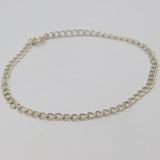 Sterling Silver Essential Curb Link Bracelet Vintage c1990's