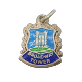 Sterling Silver Broadway Tower Charm Pendant Vintage c1970