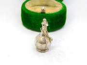 Sterling Silver Wine Decanter Bottle Charm Pendant Vintage c1970