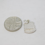 Sterling Silver Enamel Devil's Bridge Shield Charm Pendant Vintage c1970