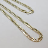 Sterling Silver Flat Curb Chain Necklace 49.5cm Length Contemporary c1990's