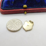 Sterling Silver and Enamel Schluchsee Travel Shield Charm Pendant Vintage c1970