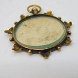 Edwardian 9ct Rose Gold Floral Pattern Locket Pendant Antique c1910